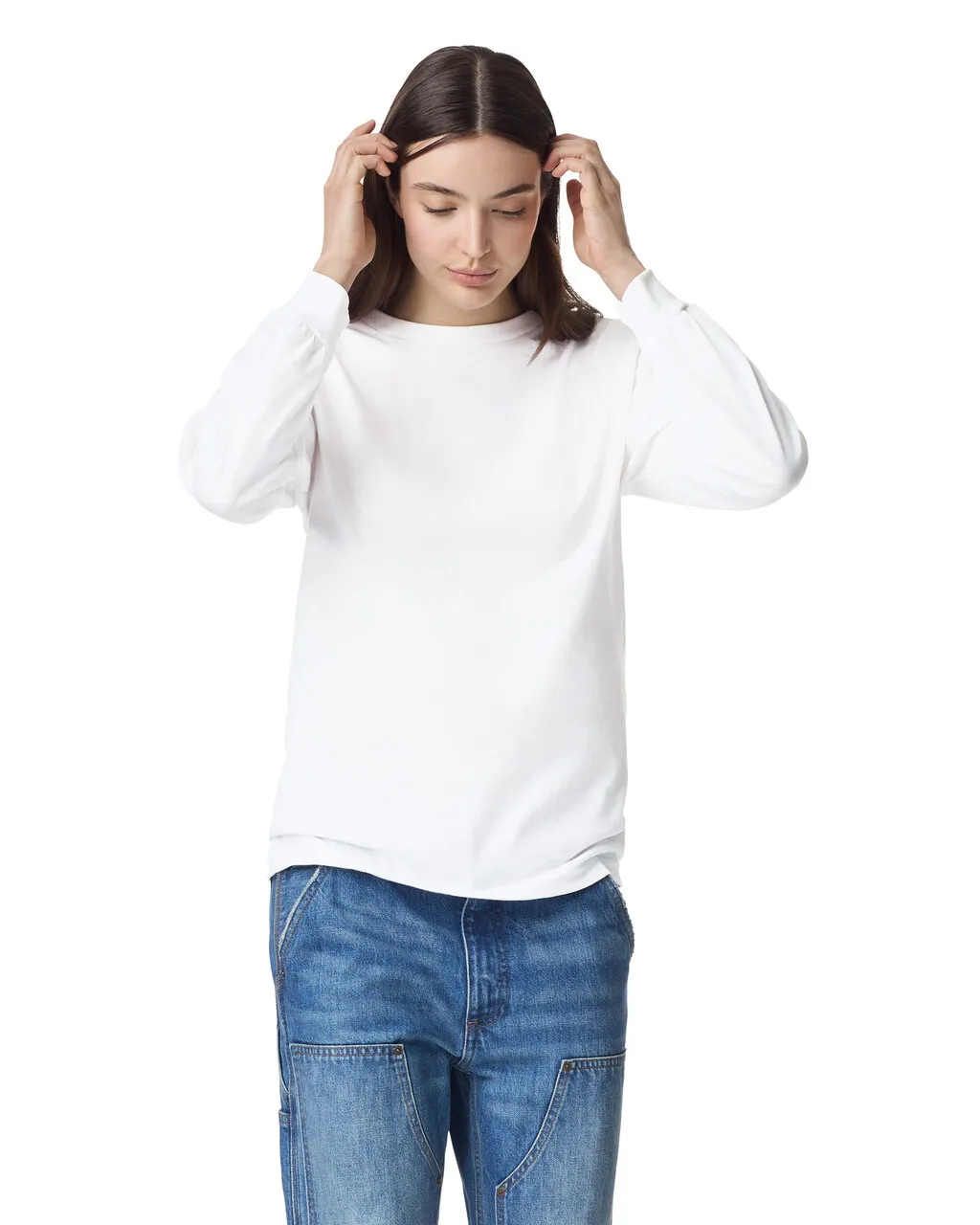 AmericanApparel(アメリカンアパレル)AA1304-ヘビーウェイト6.0ozユニセックスロングスリーブTシャツ イメージ