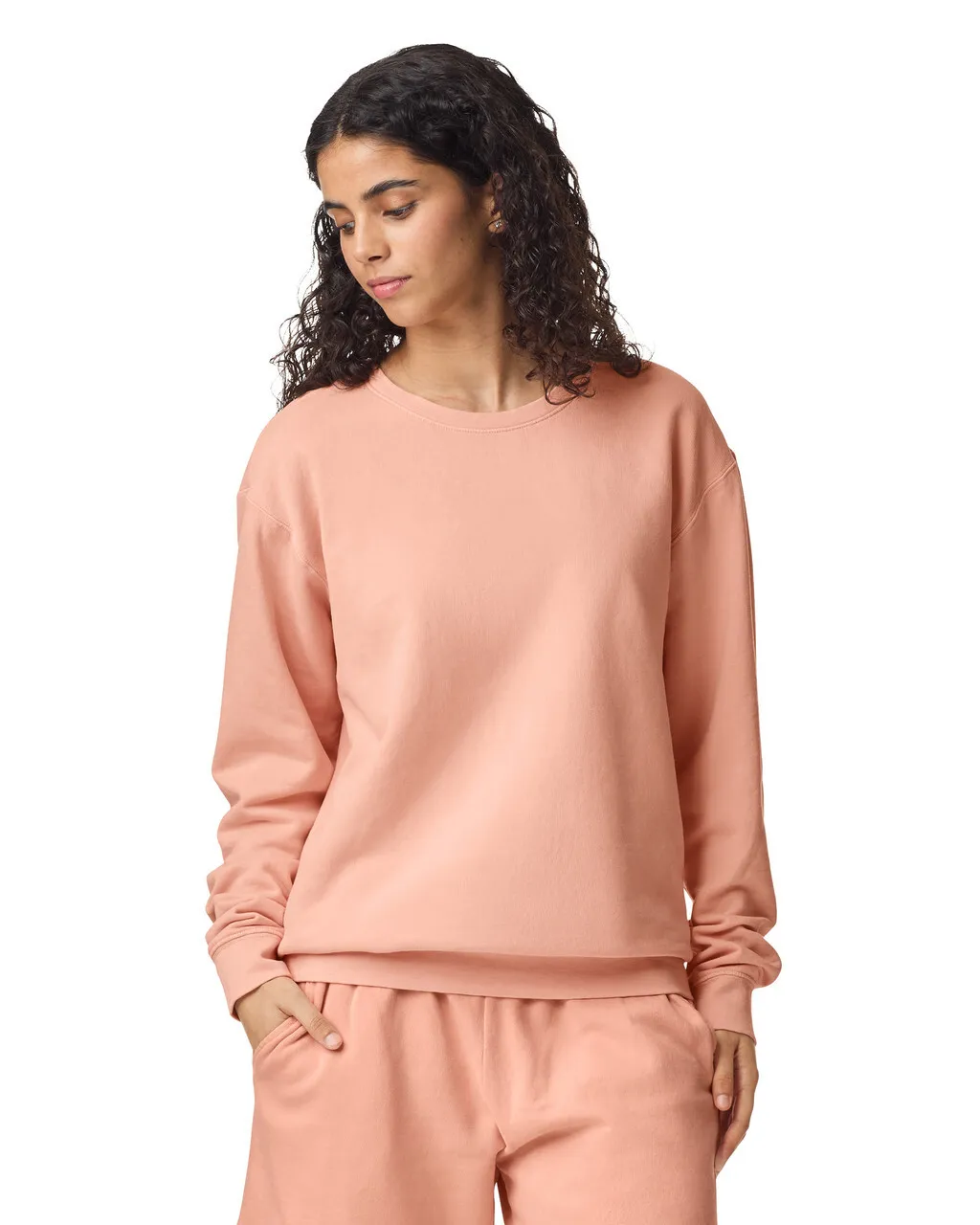 Comfort Colors（コンフォートカラーズ）cc1466-6.4ozガーメントダイ クルーネックスウエット（image）