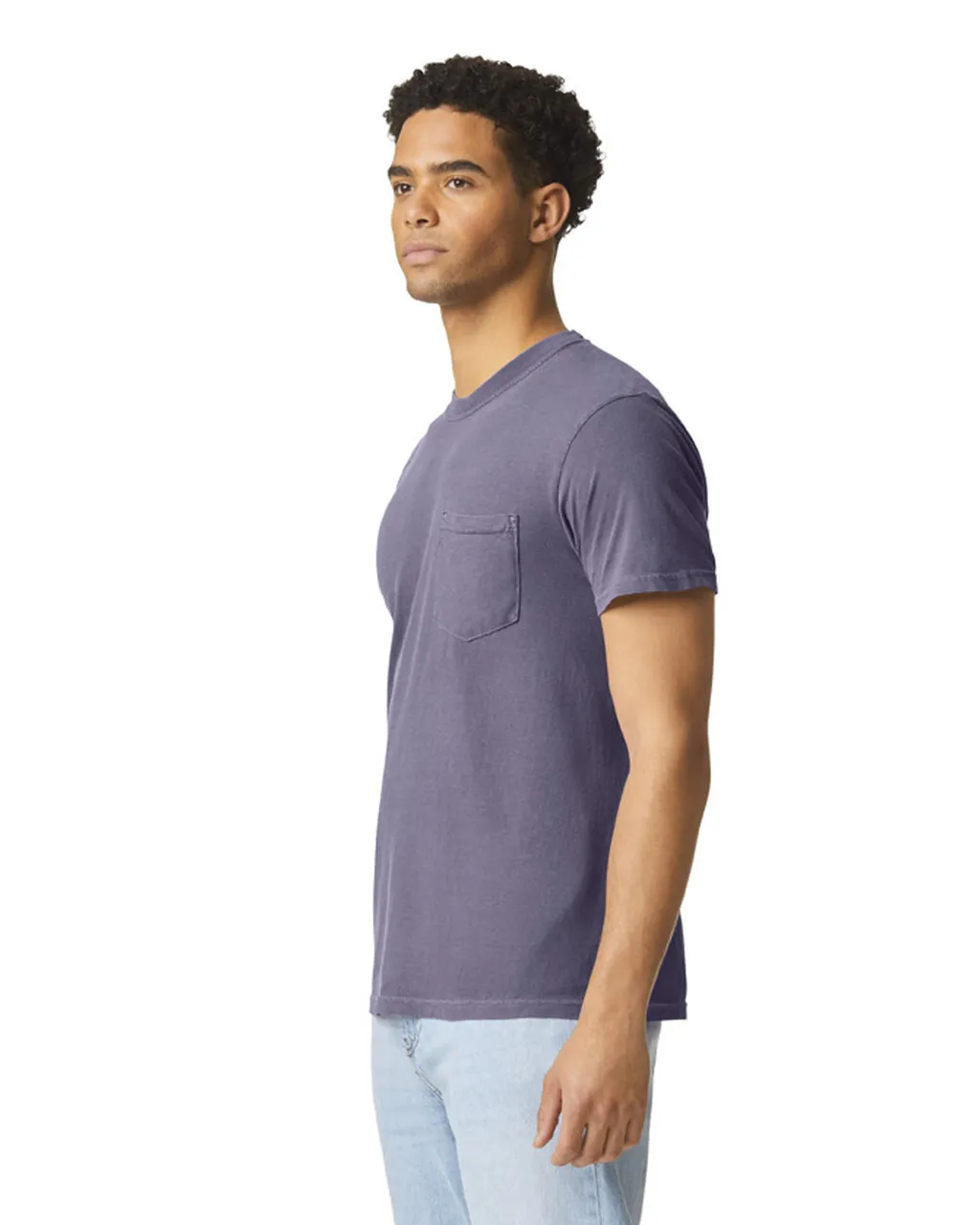 Comfort Colors(コンフォートカラーズ)cc9360 6.1ozガーメントダイ ポケット付きTシャツ(side)
